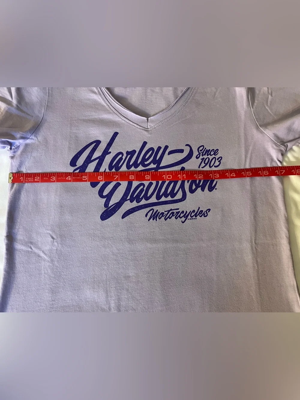Harley-Davidson Lavender V-Neck Tee